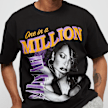 Artist by Mister Tee Aaliyah One In A Million Oversize Tee black schwarz 47389 3