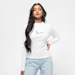 Karl Kani Small Signature Rib Long Sleeve blanco 1165 1