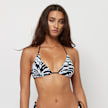 Karl Kani Small Signature Zebra Triangle Bikini Top multicolorido 6107 1
