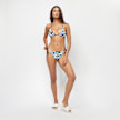 Karl Kani Small Signature Zebra Triangle Bikini Top multicolore 6107 4