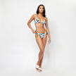 Karl Kani Small Signature Zebra Triangle Bikini Bottom multicolorido 6109 4