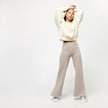 Karl Kani Small Signature Slit Wide Leg Pants beige 6222 5