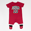 Jordan 23 Romper & Bootie Set rood 6954 1