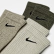 Nike 3 PACK - Everyday Plus Cushioned bež 7461 2