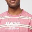 Karl Kani KK Retro Stripe Tee rose/brown/light sand Undefined Color 8007 3