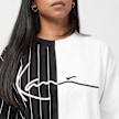Karl Kani Signature Splid Crop Pinstripe Tee schwarz 8036 3