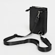 Karl Kani Signature Fake Leather small Pouch Bag noir 8073 4