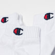 Champion 3 PACK - Quarter Socks blanc 8320 2