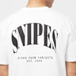 SNIPES College Tee M burgundy bijela 3435 4