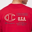Champion x SNIPES Crewneck T-Shirt rouge 4188 5