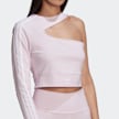 adidas Originals 80's Dance Cropped Cut-out Top rosa 4777 3