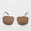 SNIPES Lunettes de soleil carrées - brune noir 4898 1
