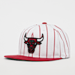 Mitchell & Ness Retro Pinstripe Snapback NBA Chicago Bulls weiß 9362 1