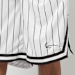 Karl Kani Small Signature Pinstripe Mesh Shorts blanc 9778 3