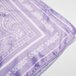 SNIPES Paisley Satin Scarf fioletowy 9841 3