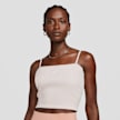 Nike   Sportswear Essential Women's Ribbed Crop Top beż 11101 1