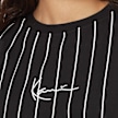 Karl Kani Small Signature Essential Pinstripe OS Tee black/white schwarz 11555 3