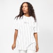 Karl Kani Small Signature Essential Pinstripe OS Tee branco 11556 1