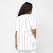 Karl Kani Small Signature Essential Pinstripe OS Tee branco 11556 2