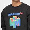 Market M64 Crewneck Sweatshirt schwarz 11689 3