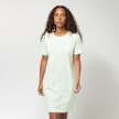 On Vacation Calligraphy T- Shirt Dress vert 11729 1
