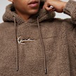 Karl Kani Metal Signature Teddy Hoodie grau 11880 3
