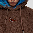 Karl Kani Small Signature Teddy OS Hoodie braun 11954 3