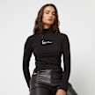 Karl Kani Small Signature Turtle Neck Crop LS noir 11975 1