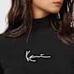 Karl Kani Small Signature Turtle Neck Crop LS nero 11975 3