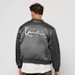 Karl Kani OG Satin College Jacket grau 12323 2