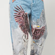 Karl Kani Small Signature Tapered Five Pocket Eagle Denim multicolore 12347 4