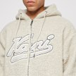 Karl Kani Varsity OS Teddy Zip Hoodie beige 12421 3