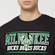 New Era NBA Bar Graphic T-Shirt MILBUC nero 12439 3