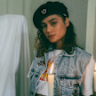 Karl Kani x Stranger Things Retro Beret noir 9981 4