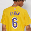 Nike NBA LA Lakers Tee/ James Lebron geel 10176 4