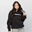 Converse Strip Wordmark Oversized Fleece Hoodie cinzento 15811 1