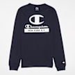 Champion Junior Long Sleeve Crewneck T-Shirt blau 16016 1