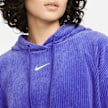 Nike Sportswear Women's Velour Cropped Pullover Hoodie blau 16121 3