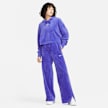 Nike Sportswear Women's Velour Cropped Pullover Hoodie blau 16121 5