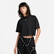 Nike   Sportswear Essential Boxy Mock-Neck Top preto 16123 1