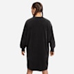 Nike   Sportswear Women's Velour Long-Sleeve Crew-Neck Dress noir 16166 2
