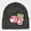 Mitchell & Ness NBA XL Logo Patch Knit HWC Atlanta Hawks noir 16341 1