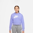 Nike   Sportswear Club French Terry Cropped Hoodie violeta 16858 1