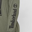 Timberland Long Sleeve Front Stack Logo Tee (Regular) blanc 17286 5