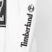 Timberland Long Sleeve Front Stack Logo Tee (Regular) blanc 17288 4