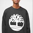 Timberland Core Tree Logo Crew Neck Sweatshirt (Regular Bb) czarny 17320 3