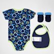 Nike   Play Happy Bodysuit Set (3 Pack) azul 17435 2