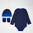 Nike Futura Logo Hat/Bodysuit/Bootie (3 Piece) azul 17457 2