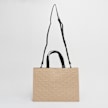 PEQUS Asteria Tote Bag Embossed beige 17718 6