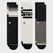 Stance 3 PACK - Crew Casual Mono Socks zwart 18044 1